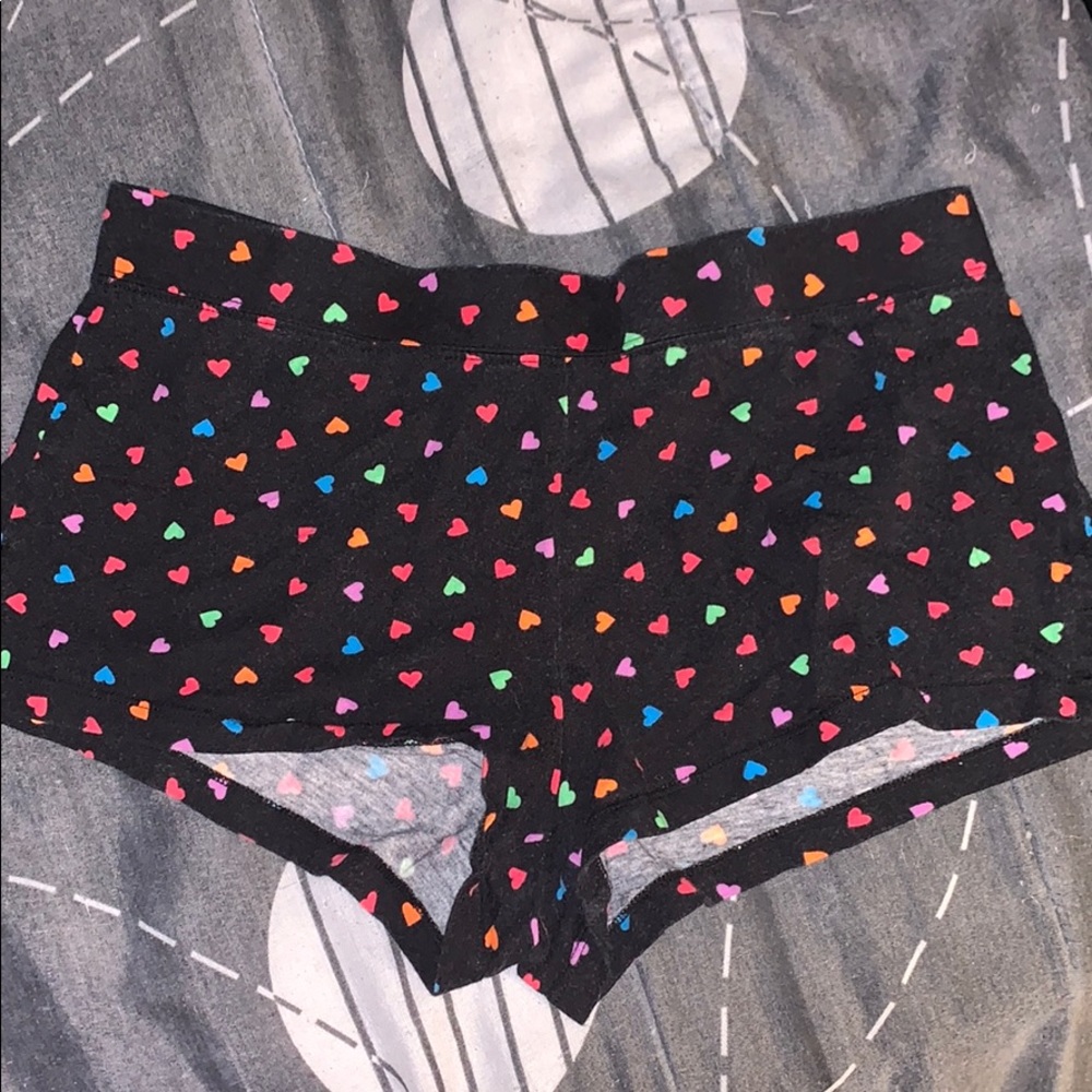 Heart pattern Short shorts